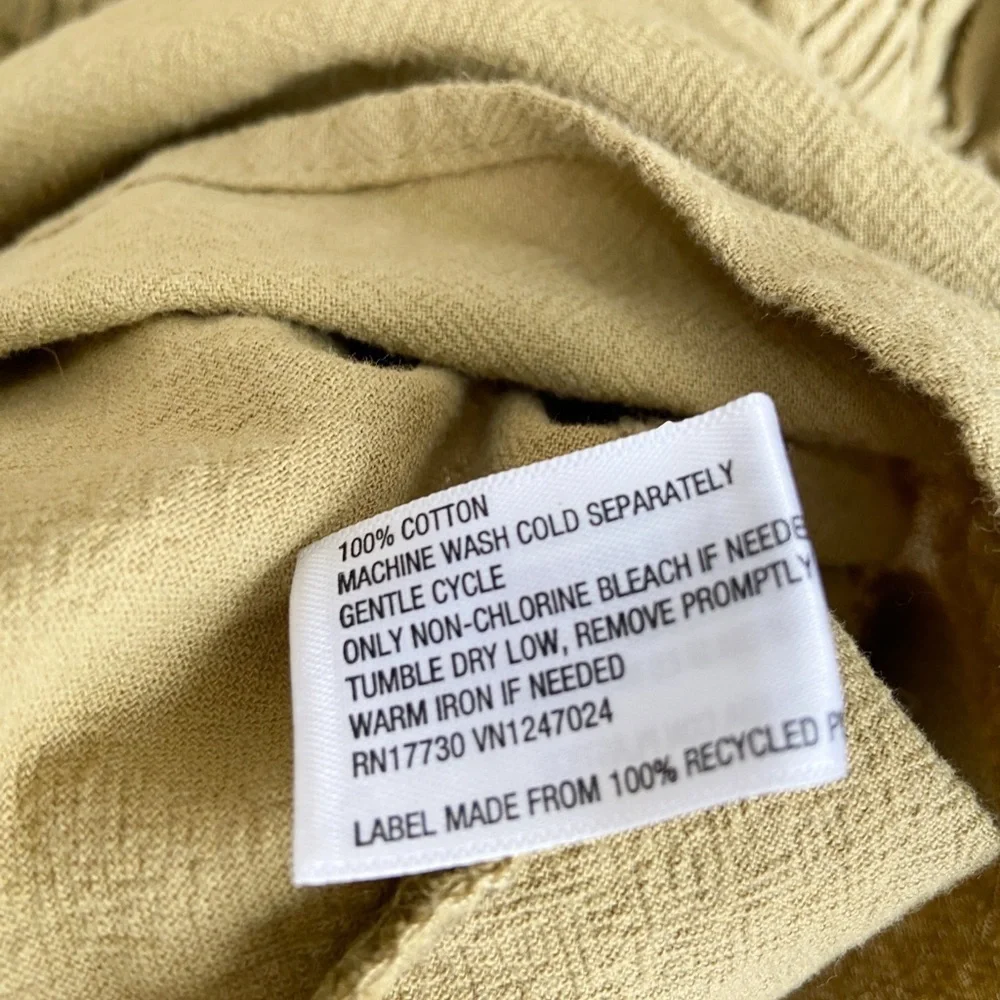 Universal Thread Olive Green Smocked Tank Top - Picture 4 of 6